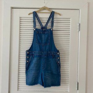 Madewell Denim Short Overalls